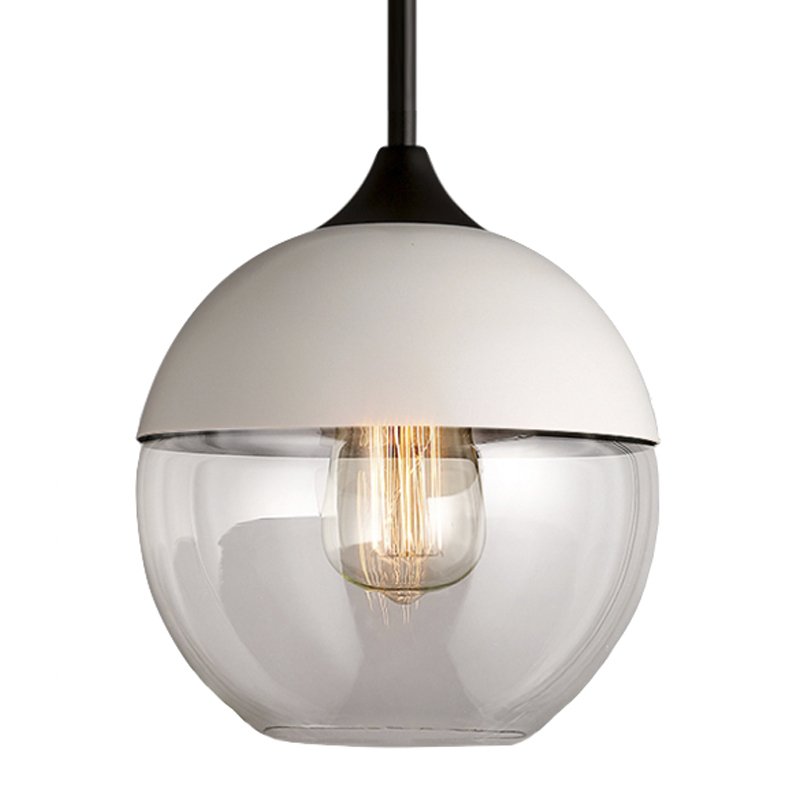 Подвесной светильник Hanglamp zwart glas White III Белый Прозрачное Стекло Подвесной светильник Hanglamp zwart glas White III Белый Прозрачное Стекло в Твери | Loft Concept