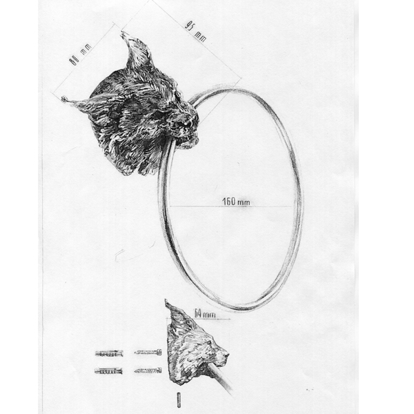 Держатель для полотенца Bronze Lynx в Твери