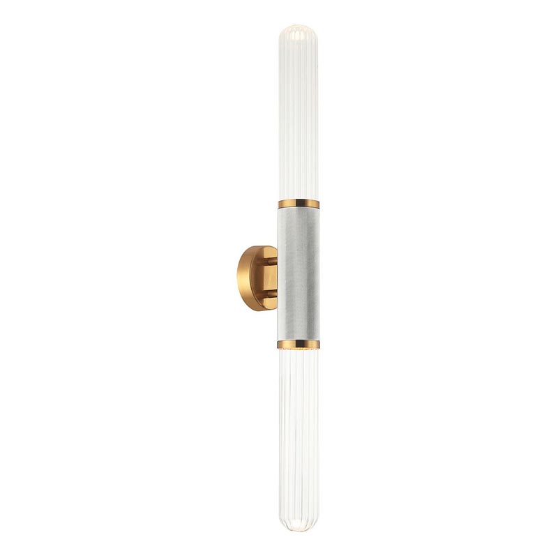 Бра Grover Chrome Transparent Wall Lamp Прозрачное Стекло Хром Глянцевое золото Бра Grover Chrome Transparent Wall Lamp Прозрачное Стекло Хром Глянцевое золото в Твери | Loft Concept