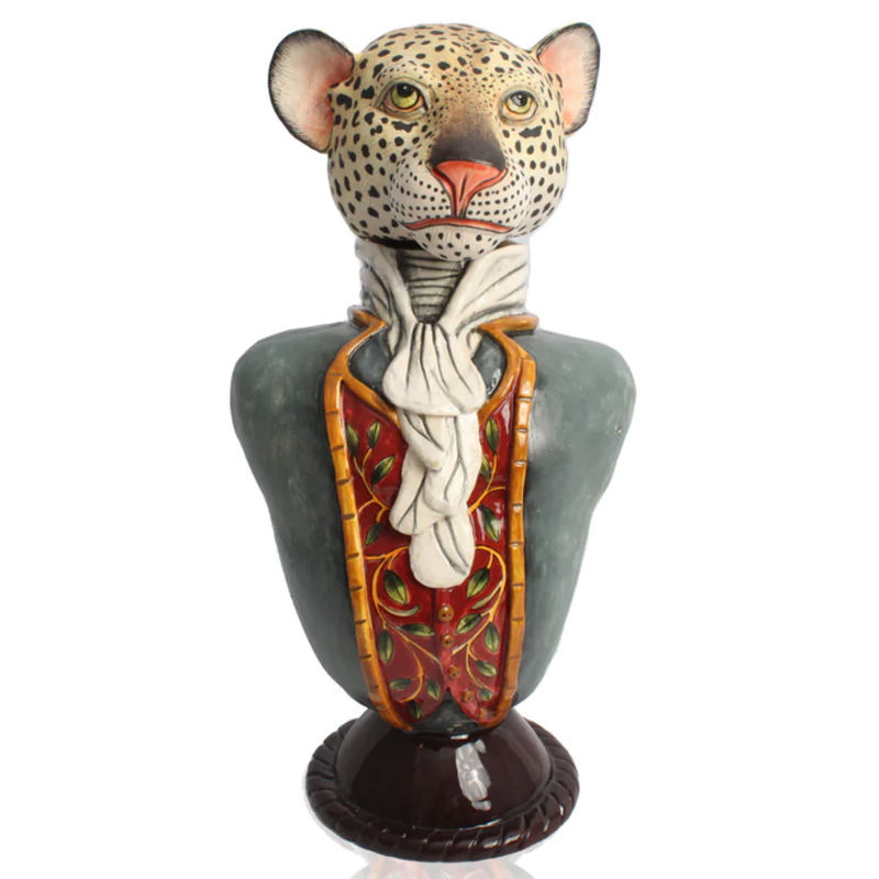 Статуэтка Leopard Figure Tureen Серый в Твери | Loft Concept 