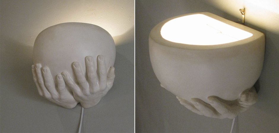 Бра Hands Lighted Wall Sconce by Richard Etts Бра Hands Lighted Wall Sconce by Richard Etts - Loft-Concept в Твери