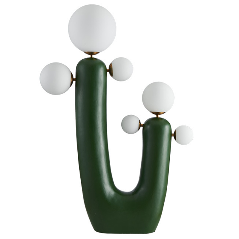 Торшер Oo Flor Lamp Green Белое матовое стекло Зеленый Торшер Oo Flor Lamp Green Белое матовое стекло Зеленый в Твери | Loft Concept
