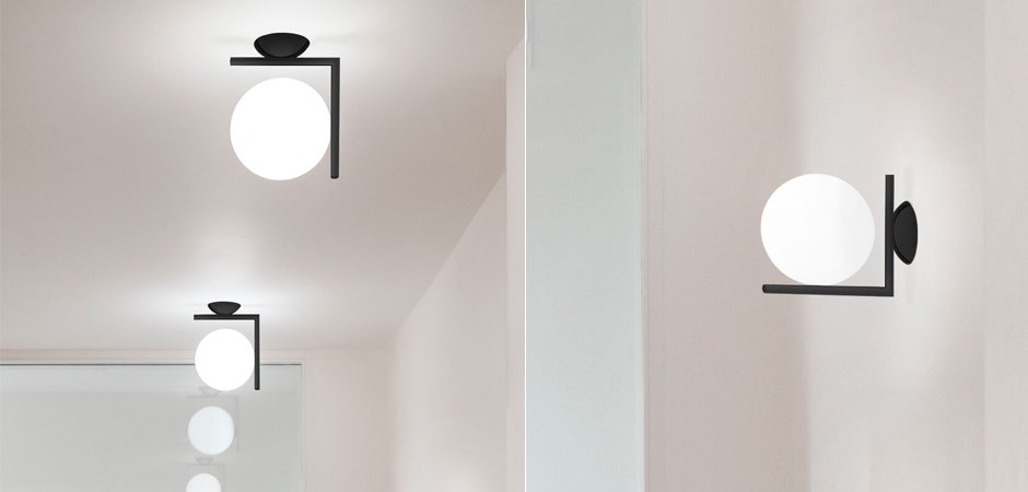 Бра Flos IC Lights C/W Black - Loft-Concept в Твери