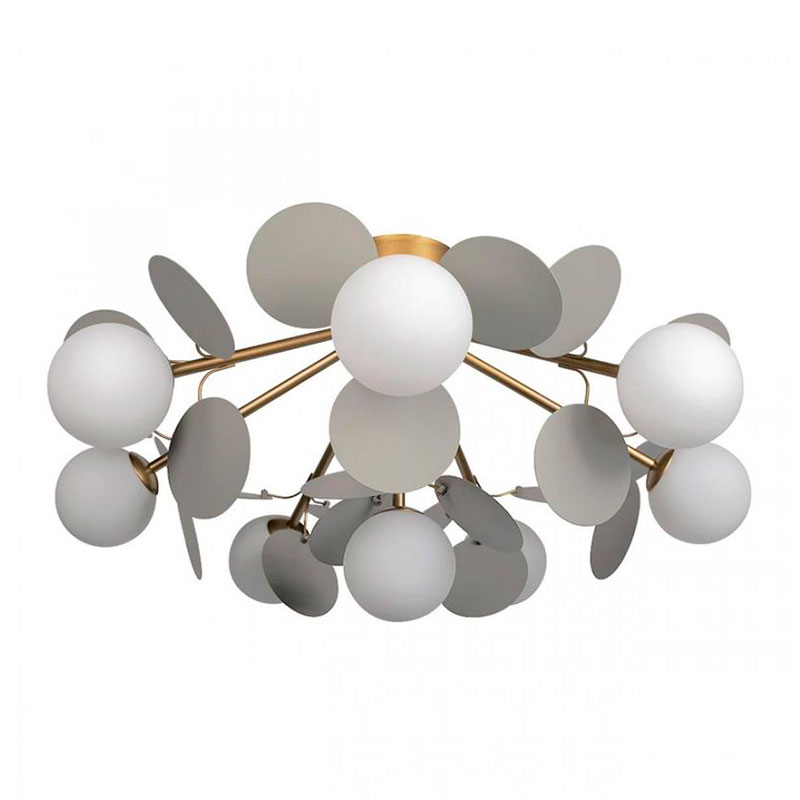 Потолочный светильник MATISSE Chandelier Aster Gray Белый Золотой Серый Потолочный светильник MATISSE Chandelier Aster Gray Белый Золотой Серый в Твери | Loft Concept