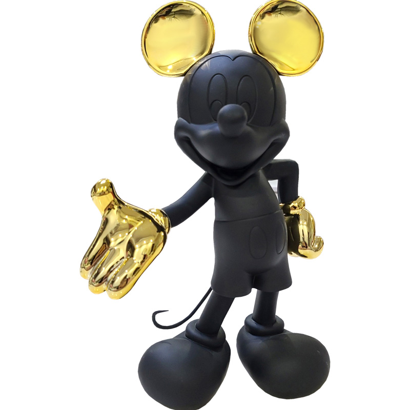 Статуэтка Mickey Mouse statuette black Черный Глянцевое золото Статуэтка Mickey Mouse statuette black Черный Глянцевое золото в Твери | Loft Concept