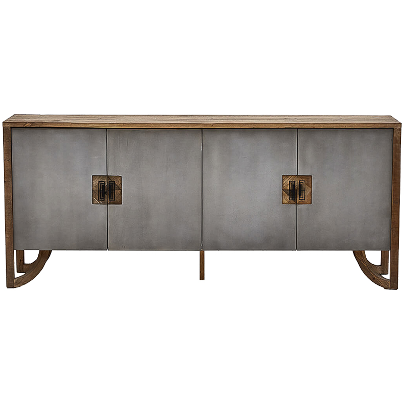 Комод дерево и бетон Keikala chest of drawers с 4-мя дверцами Древесина Серый Комод дерево и бетон Keikala chest of drawers с 4-мя дверцами Древесина Серый в Твери | Loft Concept