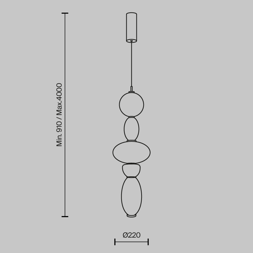 Подвесной светильник Adore LED 3000K 23Bт  в Твери