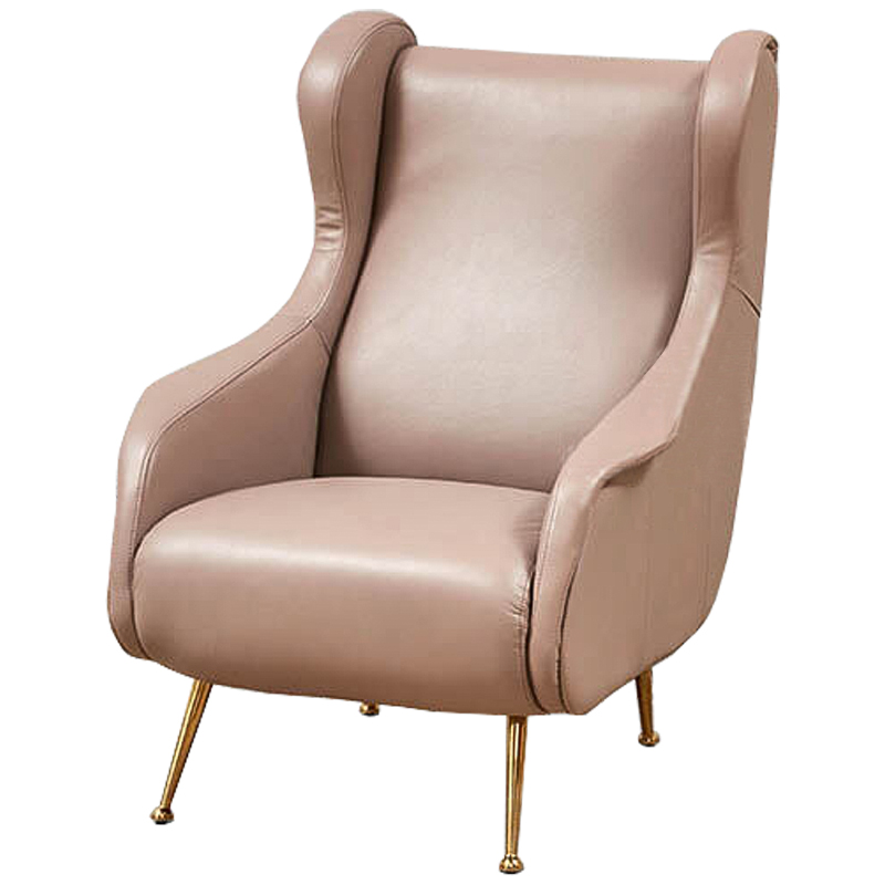 Кресло Gastone Chair Дымчатая Роза Золотой Кресло Gastone Chair Дымчатая Роза Золотой в Твери | Loft Concept
