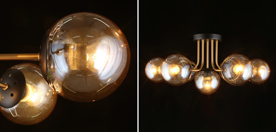 Потолочный светильник Smoky Sphere Потолочный светильник Smoky Sphere - Loft-Concept в Твери