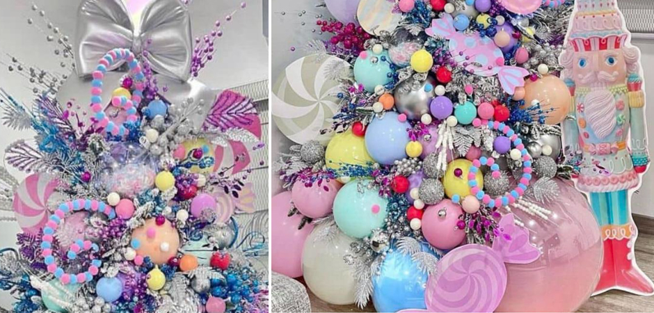 Дизайнерская Елка Премиум с Ярким Розовым Декором Christmas Tree Fun Game Дизайнерская Елка Премиум с Ярким Розовым Декором Christmas Tree Fun Game - Loft-Concept в Твери