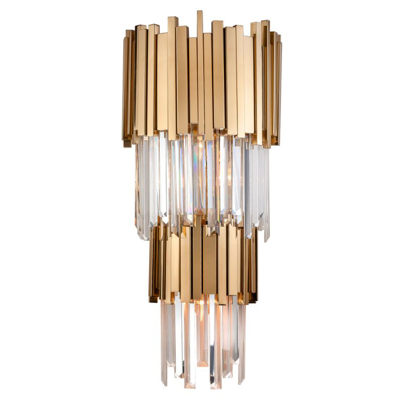 Бра Luxxu Modern Cascade Wall Lamp Gold 71 Золотой Прозрачное Стекло Бра Luxxu Modern Cascade Wall Lamp Gold 71 Золотой Прозрачное Стекло в Твери | Loft Concept
