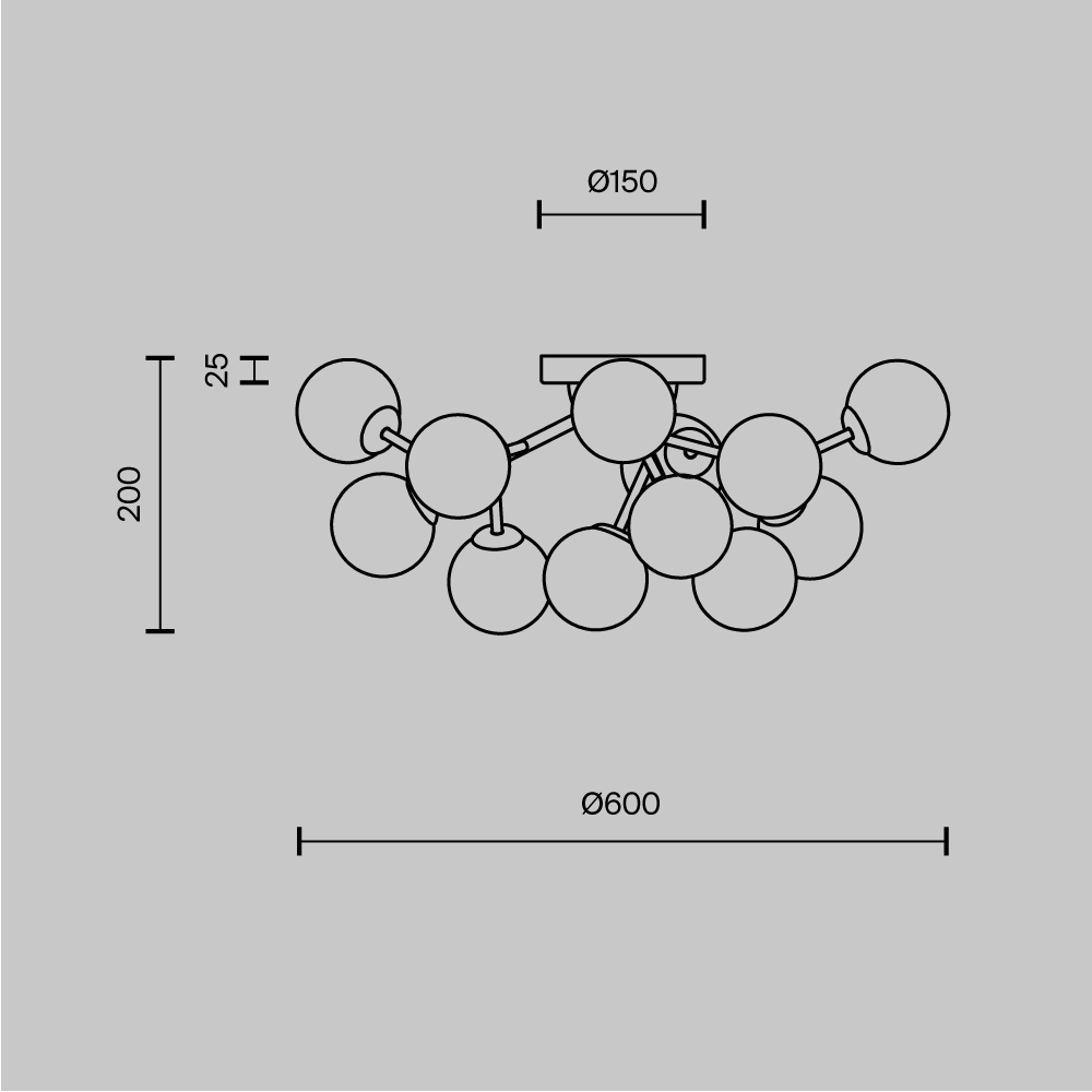 Потолочный светильник Dallas G9 в Твери