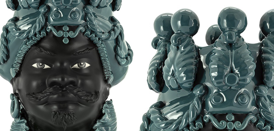 Ваза VASE MORO BIG MAN SIMPLY MAT dark turquoise Ваза VASE MORO BIG MAN SIMPLY MAT dark turquoise - Loft-Concept в Твери