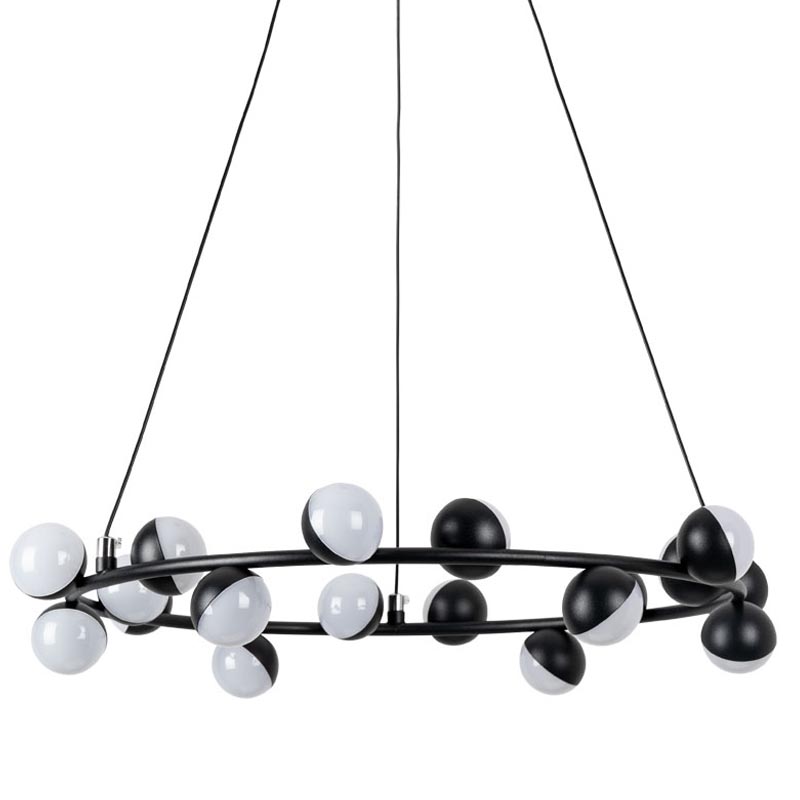 Люстра Vilelme Chandelier black 50 Черный Люстра Vilelme Chandelier black 50 Черный в Твери | Loft Concept