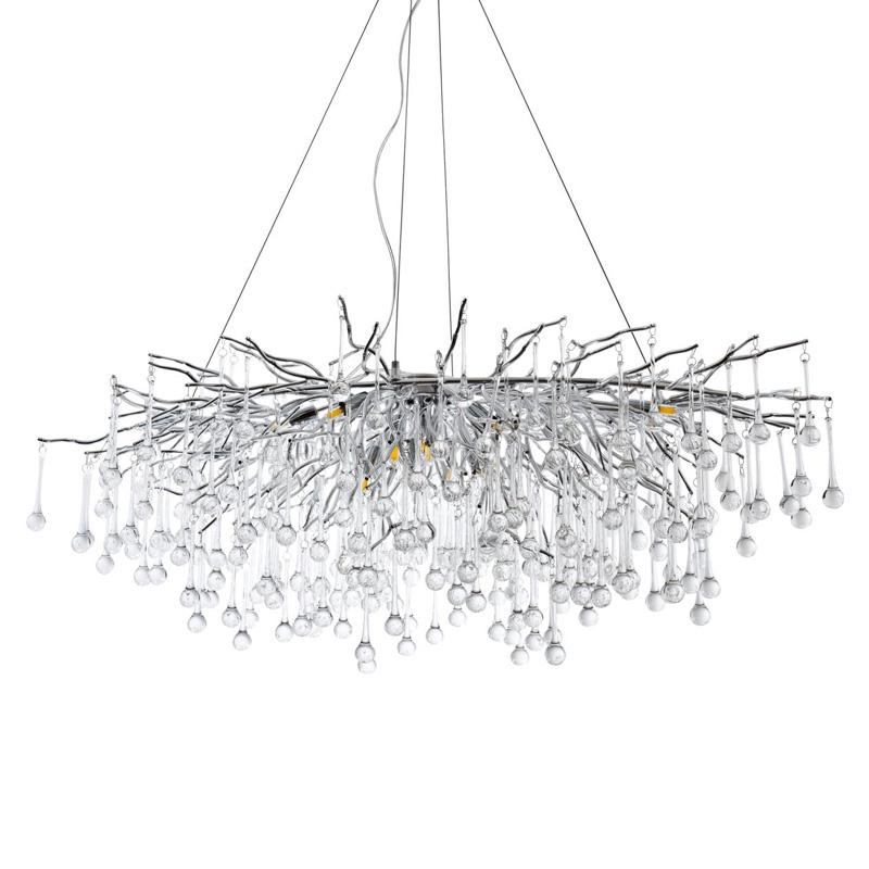 Люстра Большая Eucalyptus Silver Серебряный Люстра Большая Eucalyptus Silver Серебряный в Твери | Loft Concept