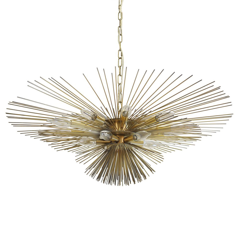 Люстра Circular Rays Astra Chandelier Латунь Люстра Circular Rays Astra Chandelier Латунь в Твери | Loft Concept