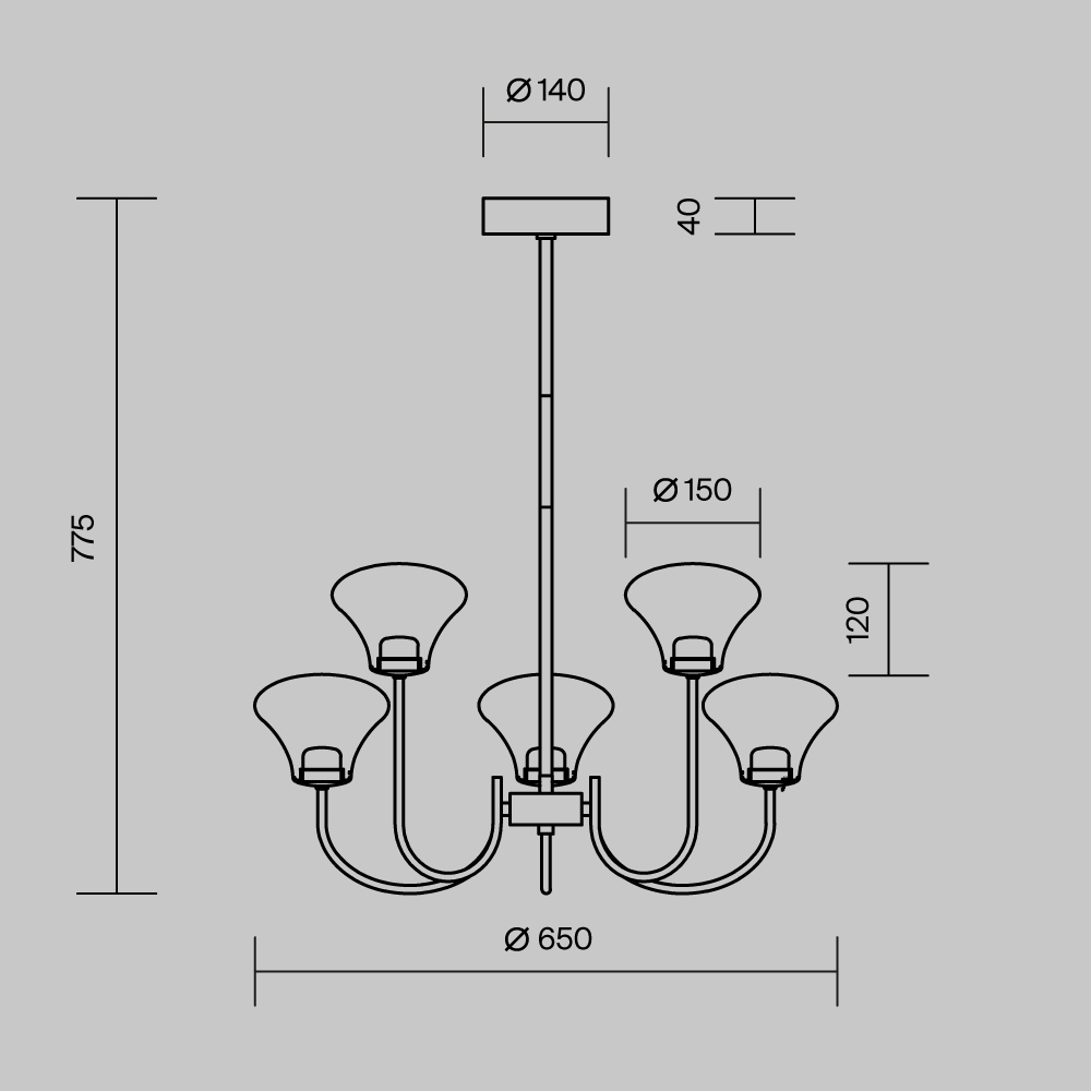Люстра подвесная Dynasty 3000К в Твери