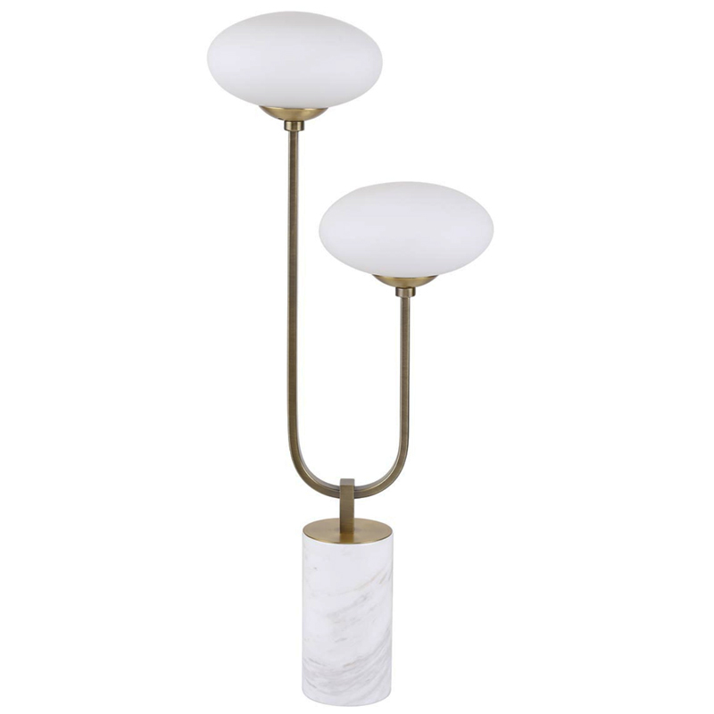 Oval Balls Mushrooms Table Lamp Brass Латунь Прозрачный белый Oval Balls Mushrooms Table Lamp Brass Латунь Прозрачный белый в Твери | Loft Concept