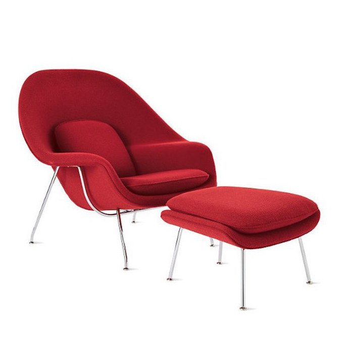Кресло Womb Chair and Ottoman Кресло Womb Chair and Ottoman в Твери | Loft Concept