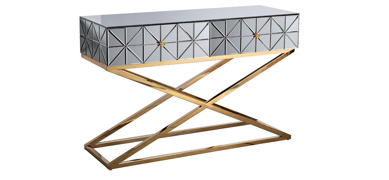 Консоль Зеркальная проекция Икс  - фото