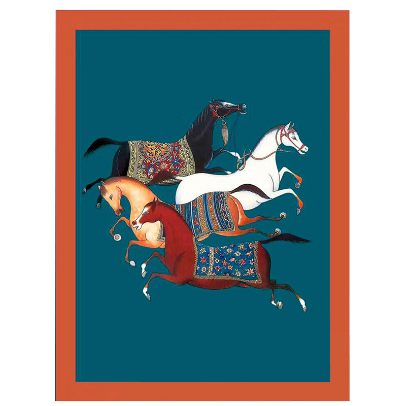 Плед Hermes Four Horses Plaid Изумрудный Оранжевый Мульти Плед Hermes Four Horses Plaid Изумрудный Оранжевый Мульти в Твери | Loft Concept