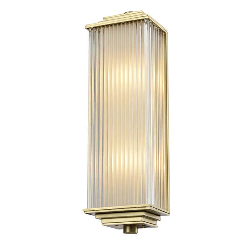 Бра Brion Glass Rectangle Wall Lamp Brass Латунь Прозрачный (Transparent) Бра Brion Glass Rectangle Wall Lamp Brass Латунь Прозрачный (Transparent) в Твери | Loft Concept