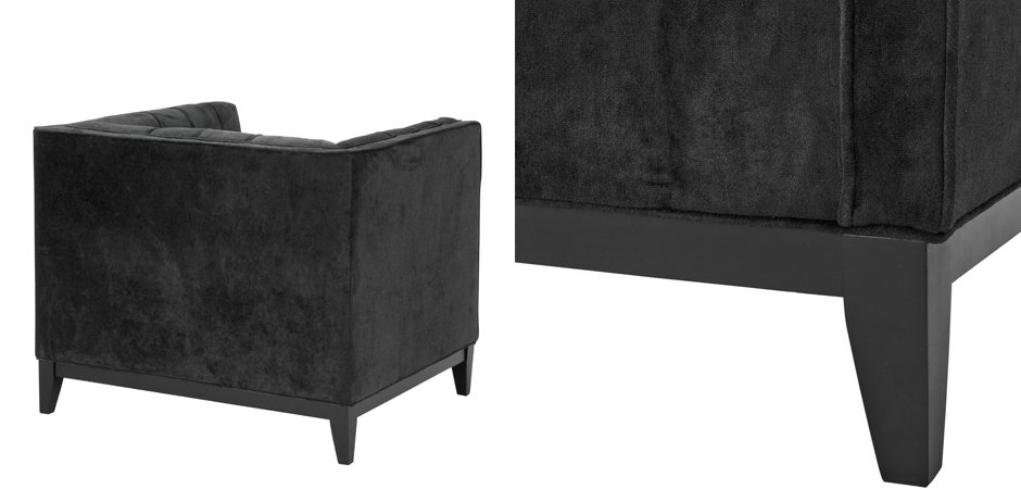 Кресло Eichholtz Chair Aldgate Black Кресло Eichholtz Chair Aldgate Black - Loft-Concept в Твери