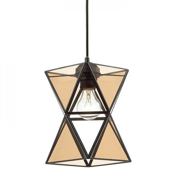 Подвесной светильник PolyPyramid Glass Pendant Cognac Янтарь (Amber) Подвесной светильник PolyPyramid Glass Pendant Cognac Янтарь (Amber) в Твери | Loft Concept