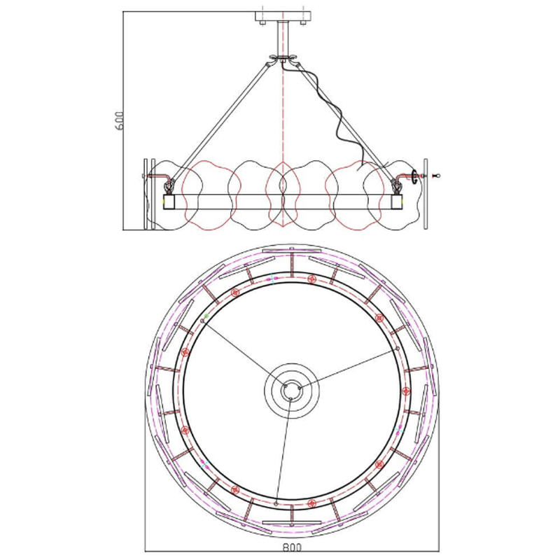 Люстра Мрамор Lucretia Marble Round Chandelier 80 см Люстра Мрамор Lucretia Marble Round Chandelier 80 см в Твери