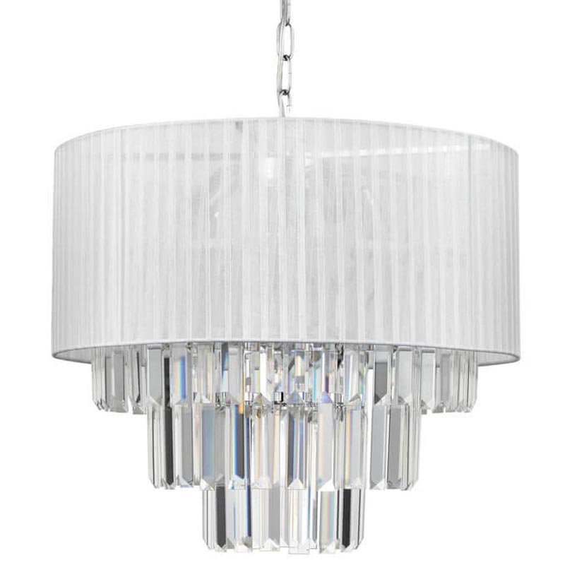 Люстра Laurella Chandelier Прозрачный (Transparent) Хром Люстра Laurella Chandelier Прозрачный (Transparent) Хром в Твери | Loft Concept
