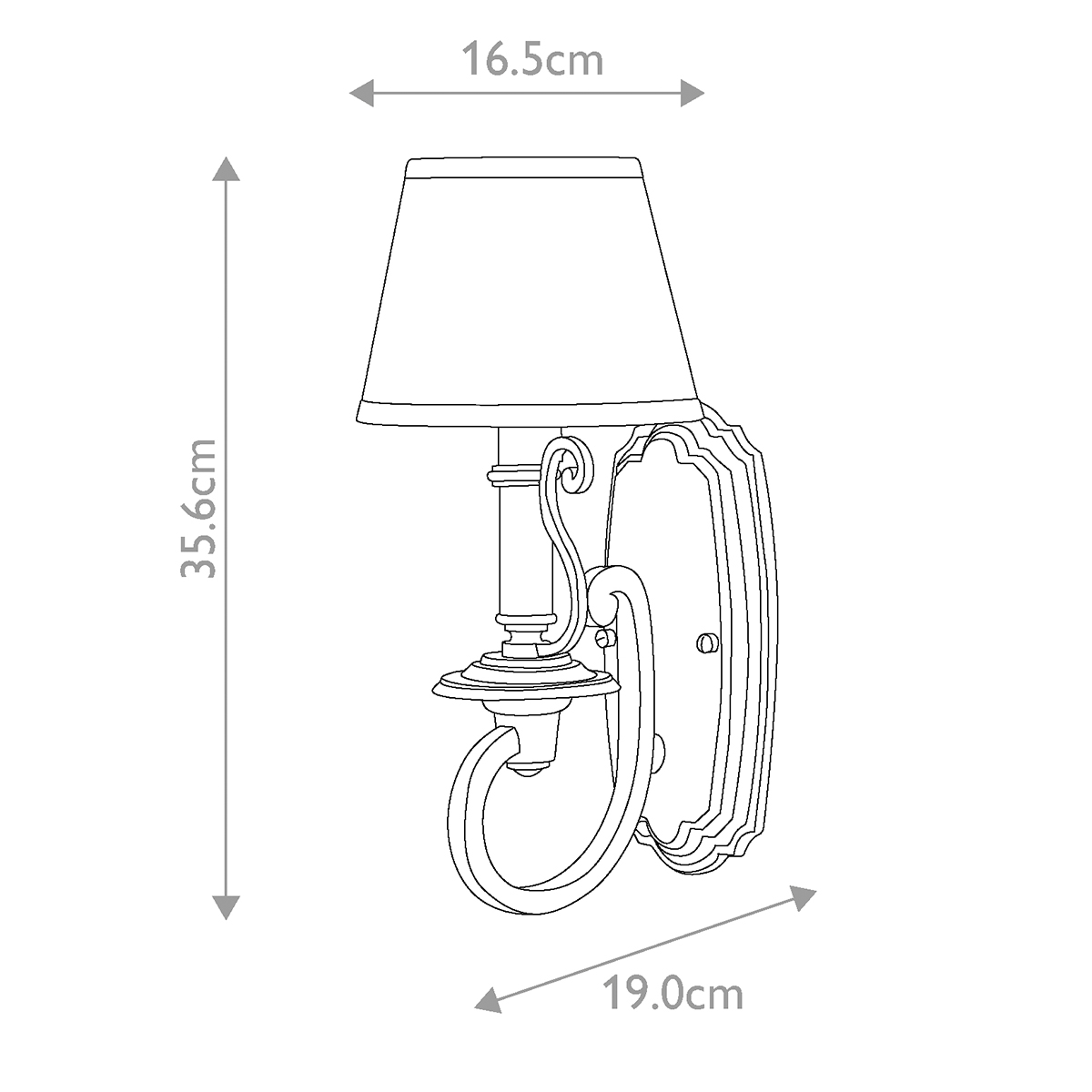 Бра бронзового цвета со светло-янтарным абажуром из органзы Hinkley в Твери