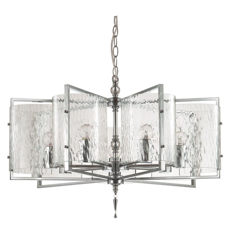 Люстра Karissa Chrome Chandelier 65 Хром Прозрачный (Transparent) Люстра Karissa Chrome Chandelier 65 Хром Прозрачный (Transparent) в Твери | Loft Concept