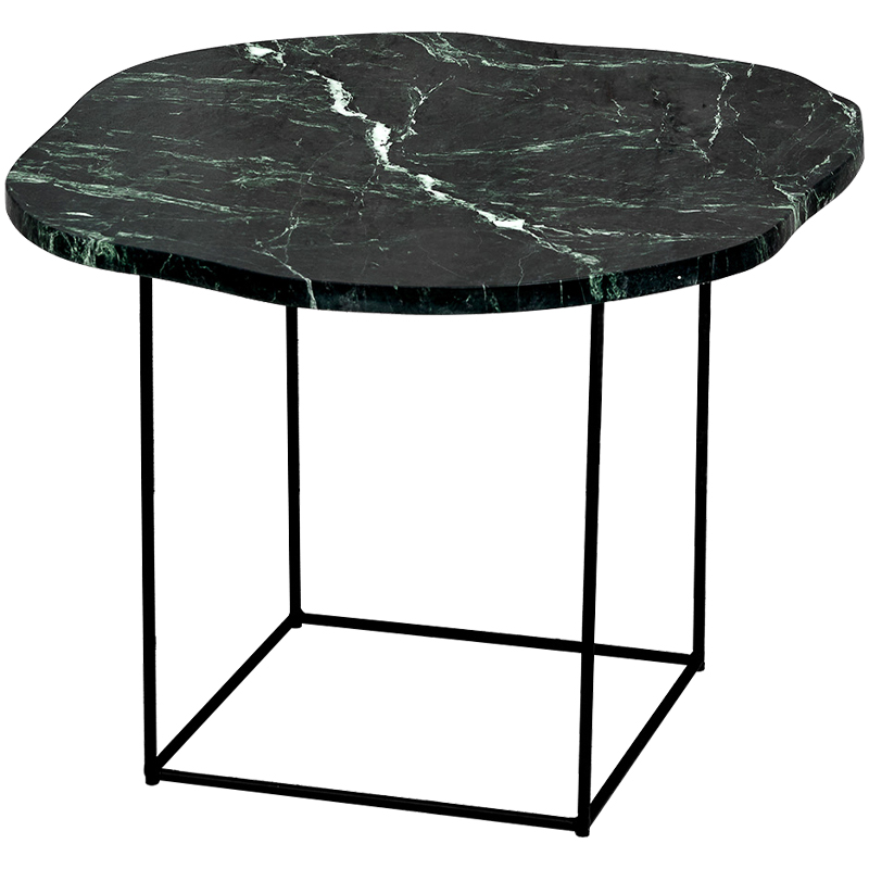 Кофейный стол с зелёной мраморной столешницей Gillespie Coffee Table Черный Зеленый Кофейный стол с зелёной мраморной столешницей Gillespie Coffee Table Черный Зеленый в Твери | Loft Concept