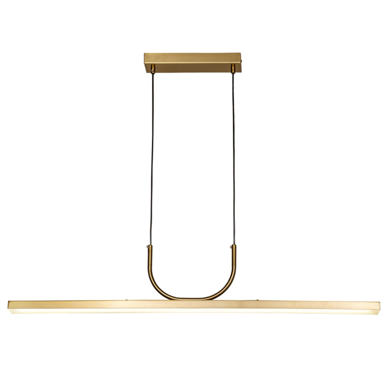 Минималистичная золотая люстра Trumpet tube Белый Золотой Минималистичная золотая люстра Trumpet tube Белый Золотой в Твери | Loft Concept