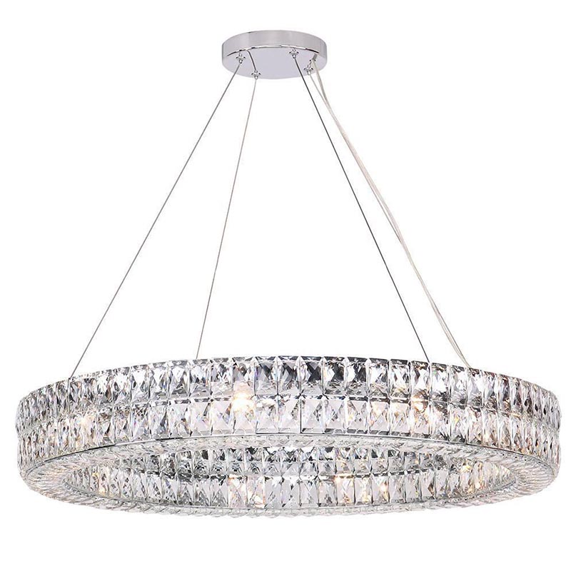 Люстра Crystal Regena Chrome Chandelier 18 Хром Прозрачный (Transparent) Люстра Crystal Regena Chrome Chandelier 18 Хром Прозрачный (Transparent) в Твери | Loft Concept