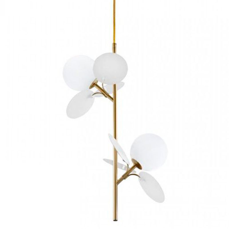 Люстра MATISSE Pendant Double White Золотой Белый Люстра MATISSE Pendant Double White Золотой Белый в Твери | Loft Concept