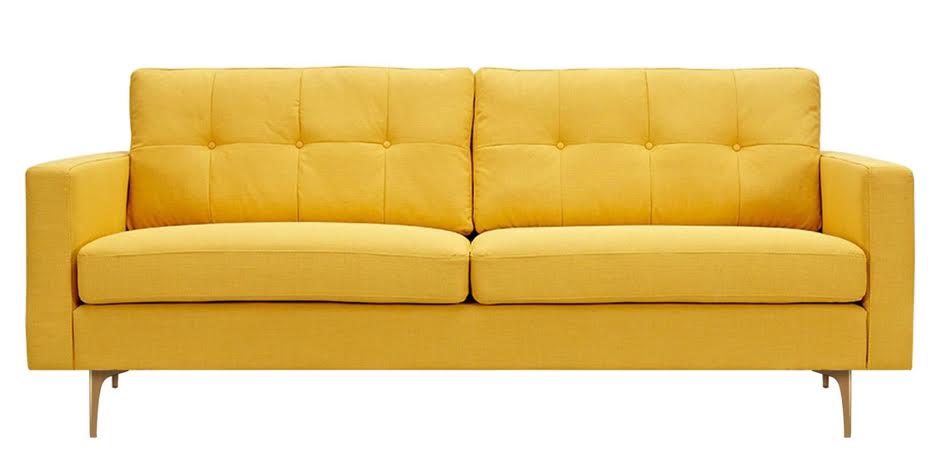 Диван Papaya Yellow Greta Sofa Диван желтая шерсть Диван Papaya Yellow Greta Sofa Диван желтая шерсть - Loft-Concept в Твери