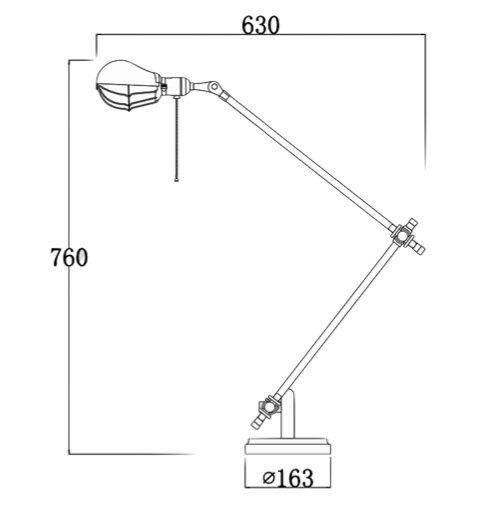 Настольный светильник Steampunk Extension Pole Table 2 Настольный светильник Steampunk Extension Pole Table 2 в Твери