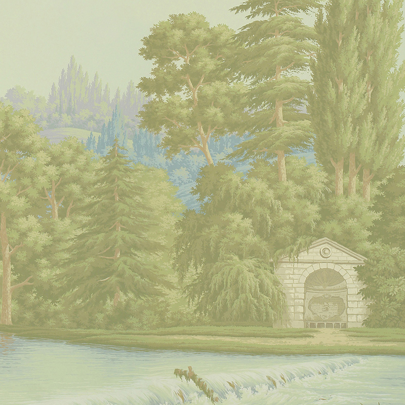 Обои ручная роспись English Landscape Pastel on scenic paper Обои ручная роспись English Landscape Pastel on scenic paper в Твери | Loft Concept