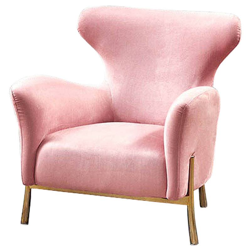 Кресло Blount Chair Золотой Розовый Кресло Blount Chair Золотой Розовый в Твери | Loft Concept