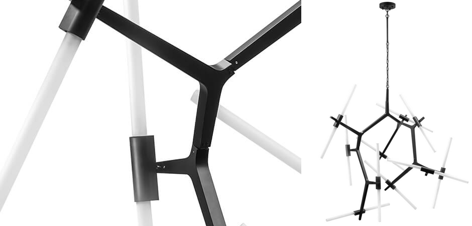 Люстра Агнес Chandelier Black 20 Люстра Агнес Chandelier Black 20 - Loft-Concept в Твери
