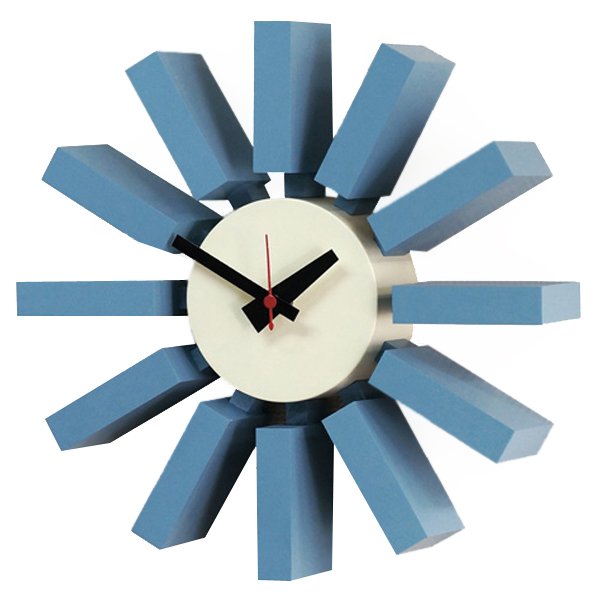 Часы George Nelson Block Clock Blue Голубой в Твери | Loft Concept 