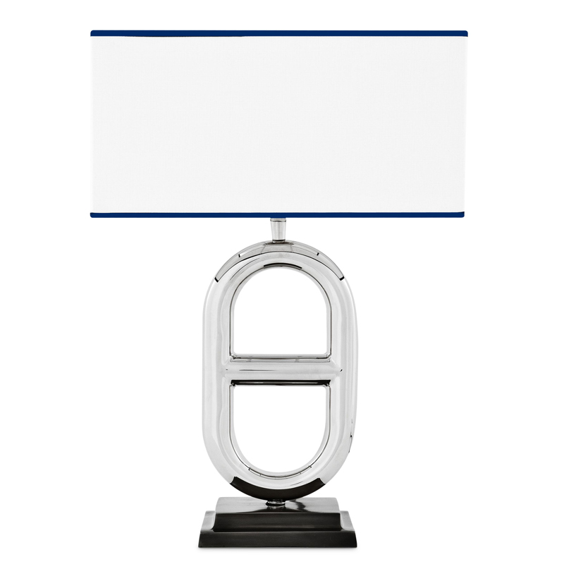 Настольная лампа Eichholtz Table Lamp Acapulco Нержавеющая сталь Черный Кремовый Настольная лампа Eichholtz Table Lamp Acapulco Нержавеющая сталь Черный Кремовый в Твери | Loft Concept