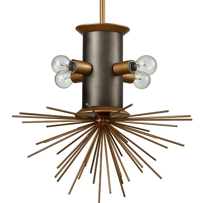 Подвесной светильник Hedgehog Chandelier Латунь Подвесной светильник Hedgehog Chandelier Латунь в Твери | Loft Concept