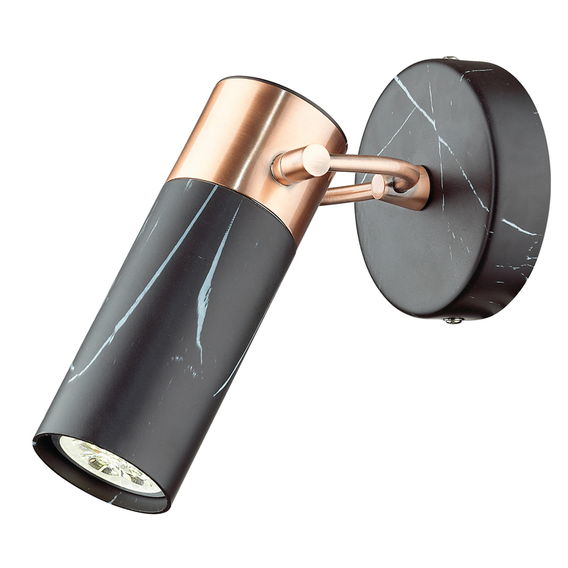 Бра Nadine Sconce black Черный матовый Медь Бра Nadine Sconce black Черный матовый Медь в Твери | Loft Concept