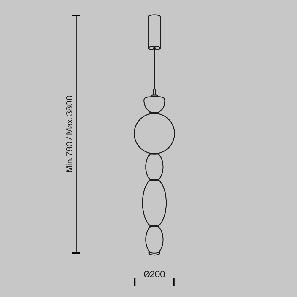 Подвесной светильник Adore LED 3000K 17Bт в Твери