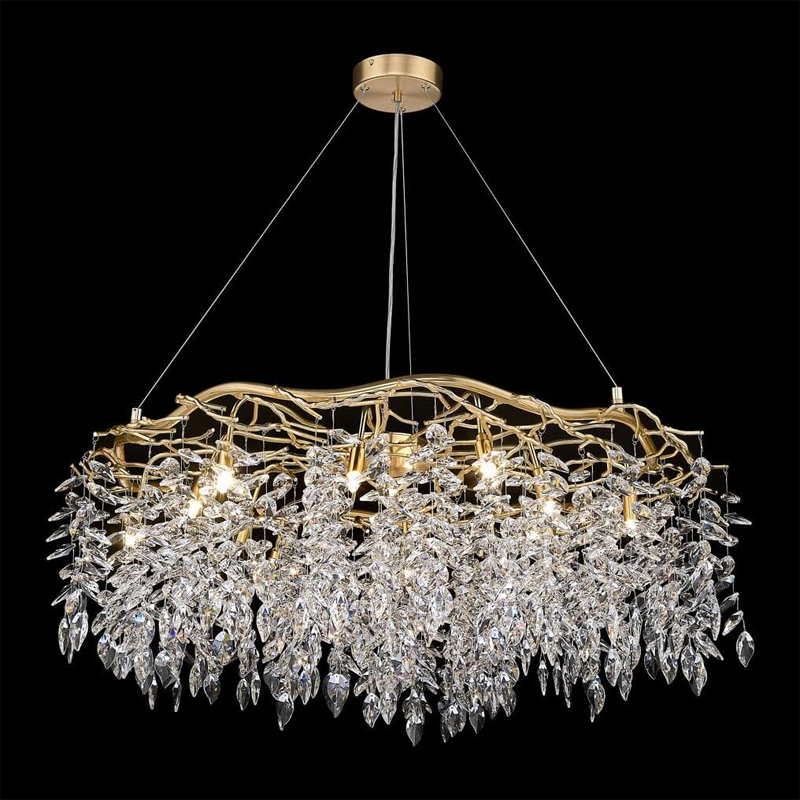 Хрустальная Люстра Diana Gold Average Золотой Хрустальная Люстра Diana Gold Average Золотой в Твери | Loft Concept