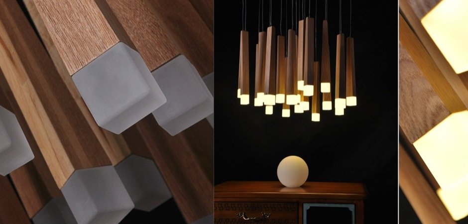 Люстра Wooden Glowworm Round Люстра Wooden Glowworm Round - Loft-Concept в Твери
