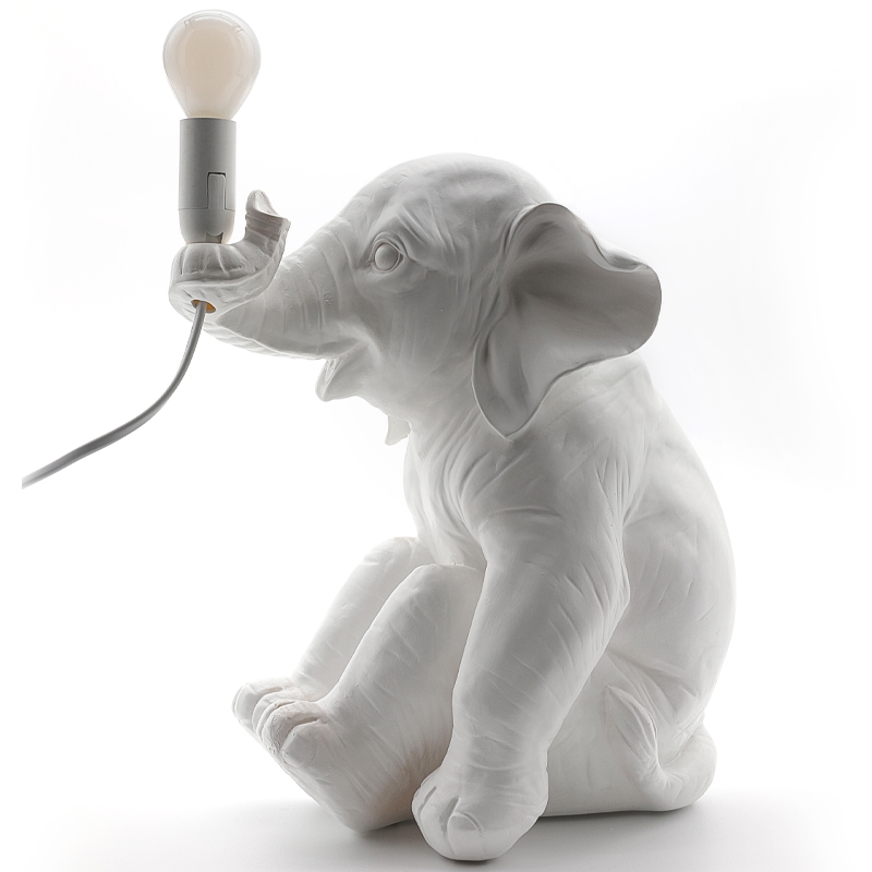 Настольная лампа Table Lamp Elephant Белый Настольная лампа Table Lamp Elephant Белый в Твери | Loft Concept