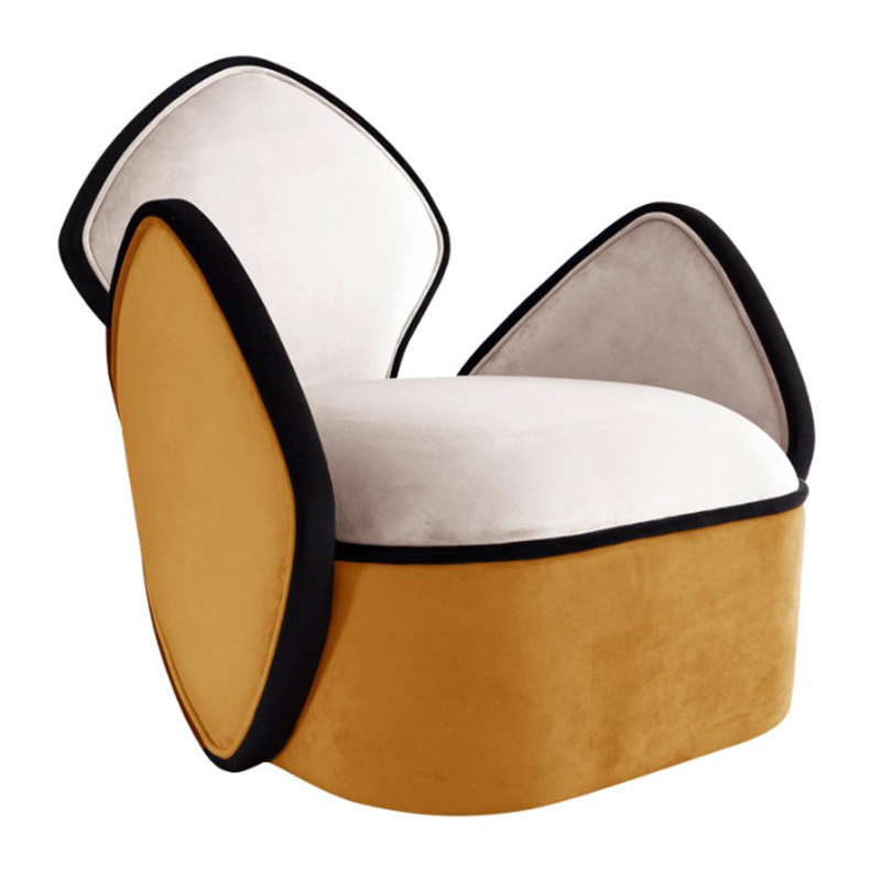 Дизайнерское Кресло Orca Armchair Designed by Sergio Prieto Белый Оранжевый Черный Дизайнерское Кресло Orca Armchair Designed by Sergio Prieto Белый Оранжевый Черный в Твери | Loft Concept